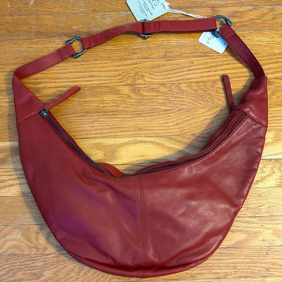 NWT- Free People Idle Hands Sling - Oxblood - Picture 2 of 4